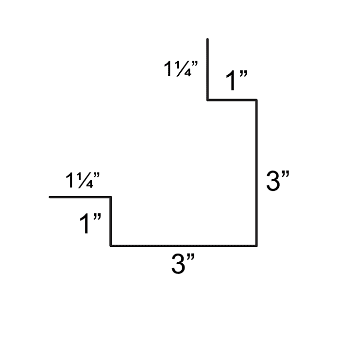 Northland-Metals-Trim-J NOR-3 OUTSIDE CORNER<br />